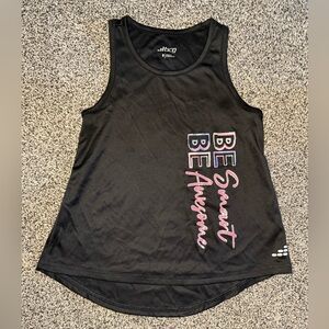 BCG Blacl Tank Top with Text, size S (029G)
